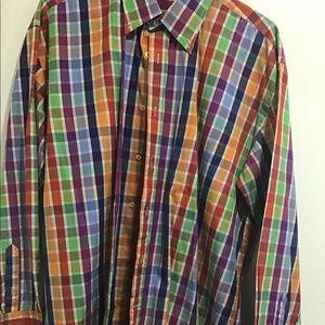 NWOT Stunning Patrick James Long Sleeve Shirt Casual Button Down Shirt in XL